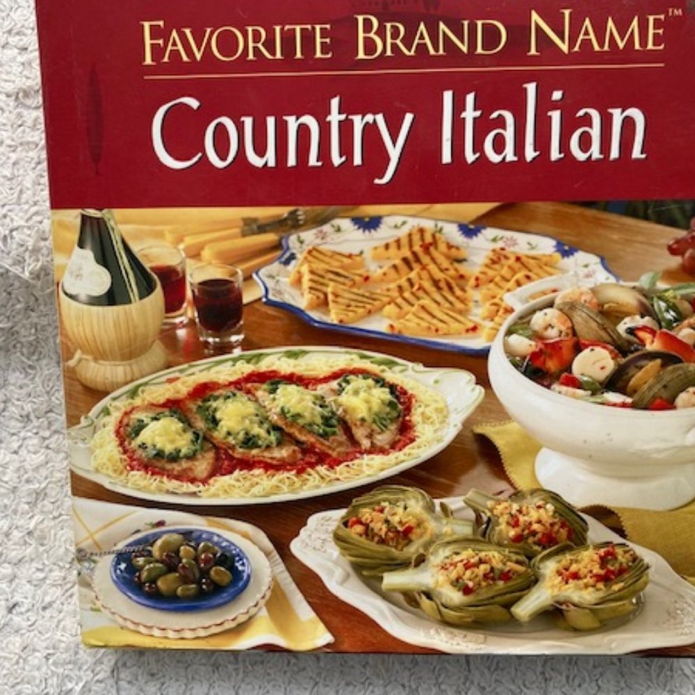 COUNTRY ITALIAN COOKBOOK First Edition